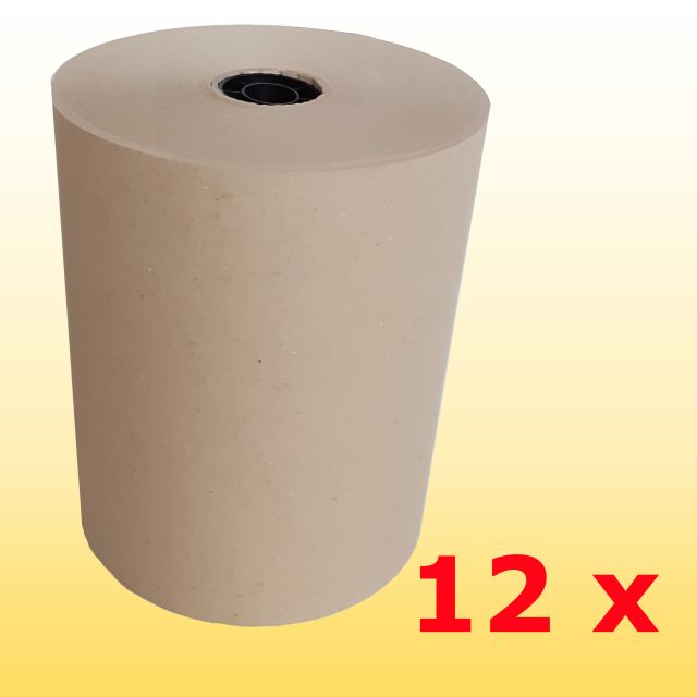 12 Rollen Schrenzpapier Rolle 25 cm x 167 lfm, 120g/m (5 kg/Rolle)